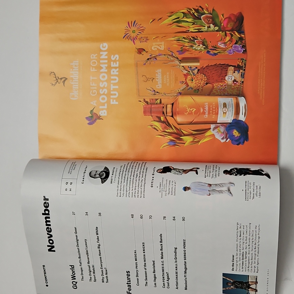 GQ Magazines Celebrity, Luxury, High Fashion, Perfume/Cologne Interview Bundle 4 - Picture 5 of 10